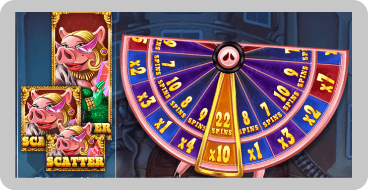 Piggy Riches MegaWays scatter symbol and free spins